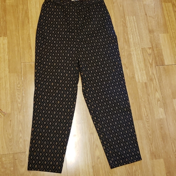 NWT Talbots printed high waist pants 10P - Picture 1 of 3